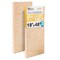 Unfinished Cradled Wood Panels for Painting, 2 Pack of 18x48 inch - Gallery Birch Wooden Canvas Boards 1-1/2" Deep - Mixed-Media Craft, Acrylic, Oil, Encaustic, Paint Pouring